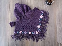 Inspiration. Crochet Baby Poncho.