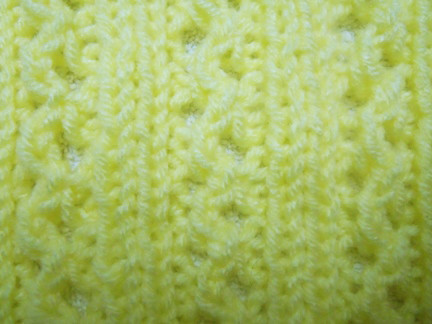 ​Lace Knit Stripes Pattern