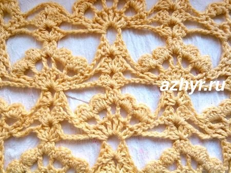 Relief Crochet Seashells Pattern Relief Crochet Seashells Pattern