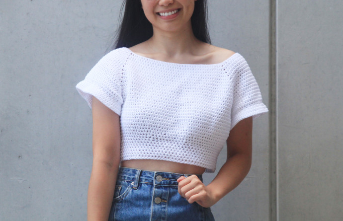 ​White Crochet Shirt