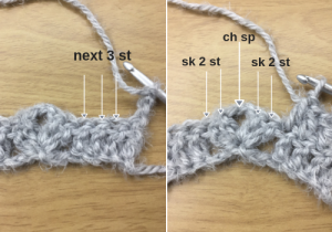 Helping our users. ​Simple Crochet Scarf.