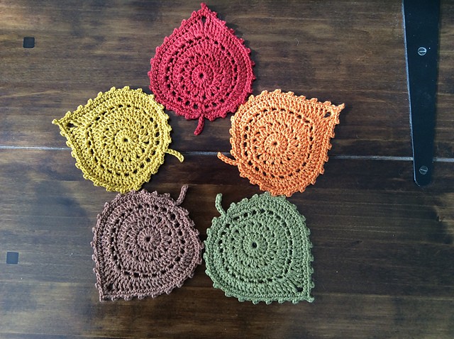 Inspiration. Crochet Coasters.