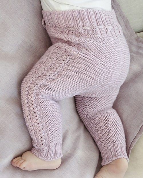 Inspiration. Knit Baby Pants.