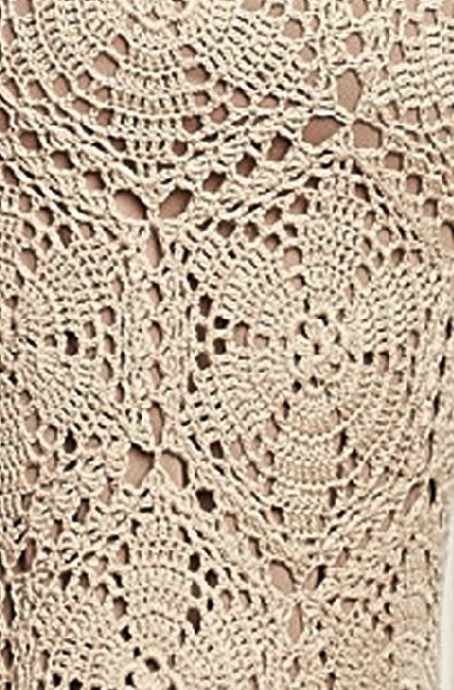 ​Long Crochet Motifs Skirt