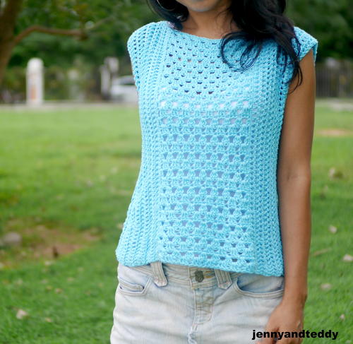 ​Modern Summer Tee Crochet Top