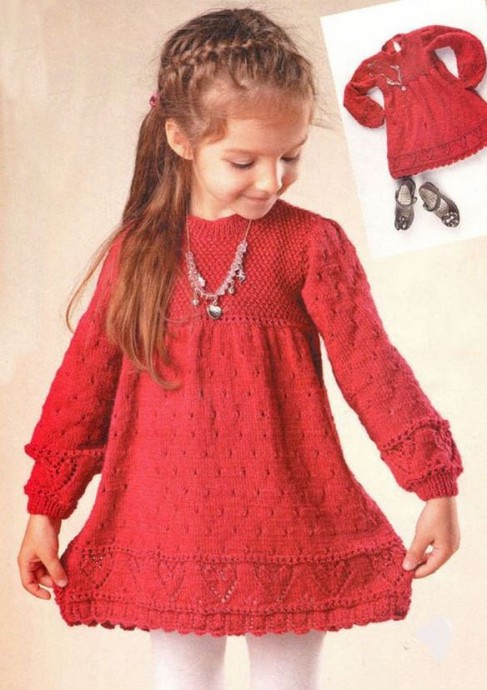 ​Red Dress for Small Princess