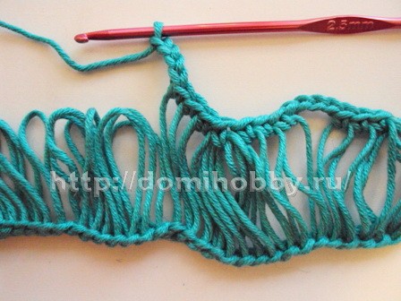 ​Crochet Pattern with Long Stitches