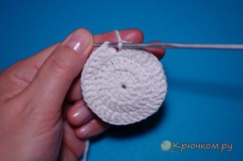 Dog Paw Crochet Applique Dog Paw Crochet Applique