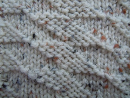 ​Fancy Knit Diagonal Pattern