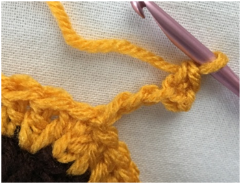 Helping Ann. ​3D Sunflower Crochet Blanket