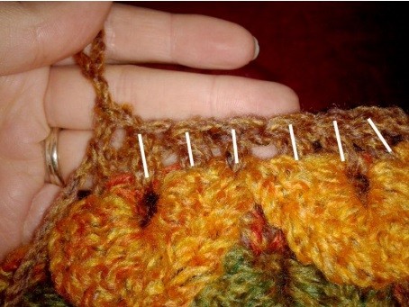 Helping our users. ​Autumn Leaves Crochet Neck-Warmer.