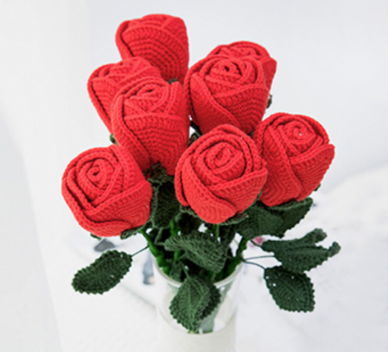 ​Helping our users. Crochet Bouquet of Roses.