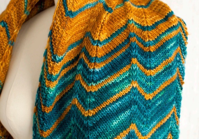 Helping ur users. ​Knit Chevron Scarf.