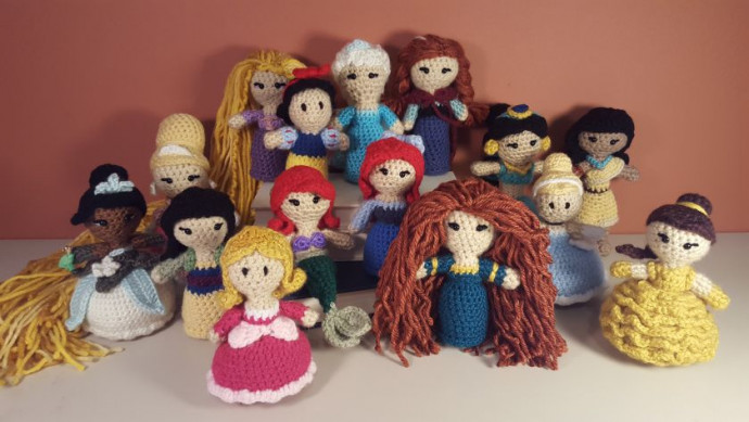 Inspiration. Crochet Disney Princesses.