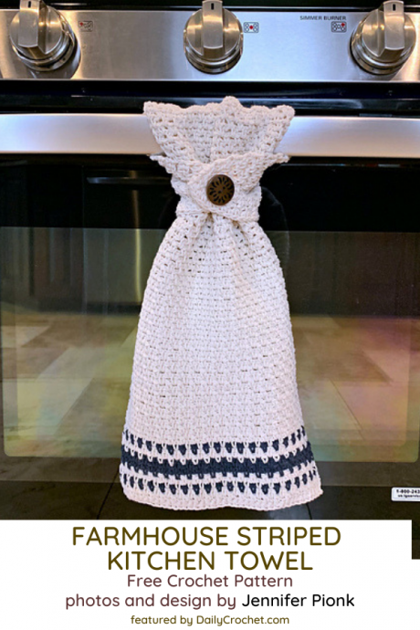 Inspiration. Crochet Kitchen Towels.