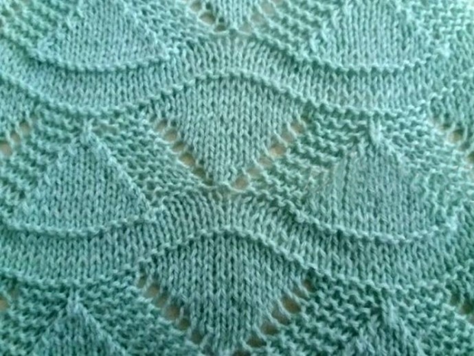 Horizontal Waves Knit Stitch Horizontal Waves Knit Stitch