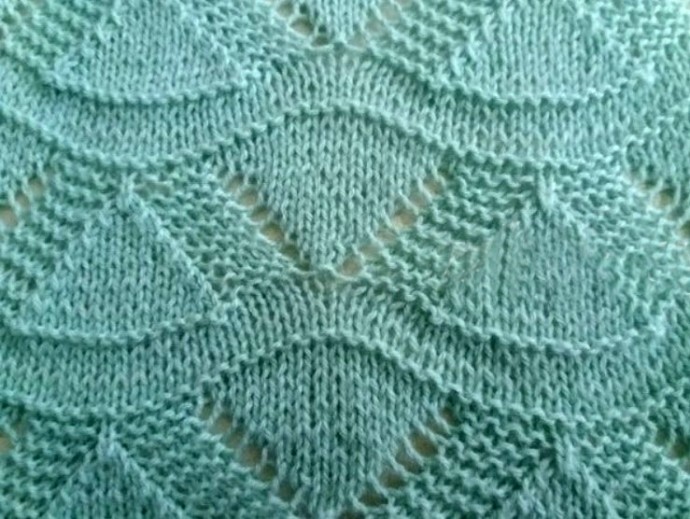 ​Horizontal Waves Knit Stitch