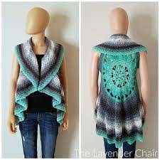 Inspiration. Crochet Vests.