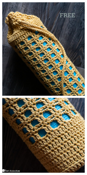 Inspiration. Crochet Yoga Mat Covers.