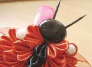 ​Ladybird From Satin Ribbons