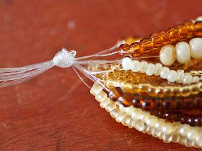 Thick Necklace from Small Beads Thick Necklace from Small Beads