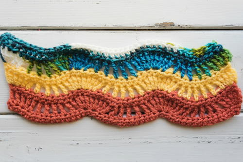 Crochet Fan and Feather Pattern Crochet Fan and Feather Pattern