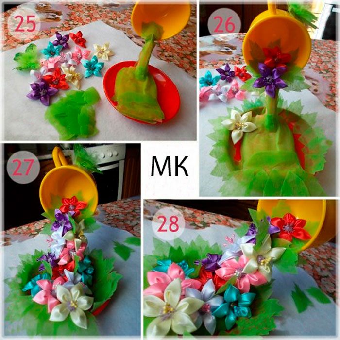 Floating Cup With Flowers Floating Cup With Flowers