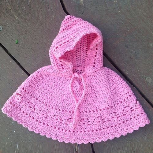 Inspiration. Crochet Baby Poncho.