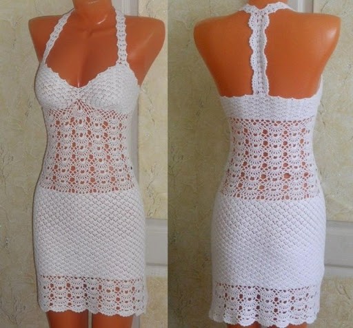 Inspiration. Crochet Dresses.