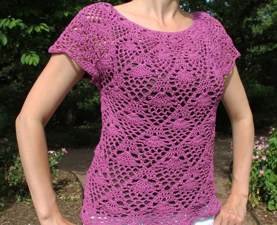 ​Lavender Pineapple Blouse