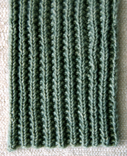 ​Easy Mistake Stitch Knit Scarf