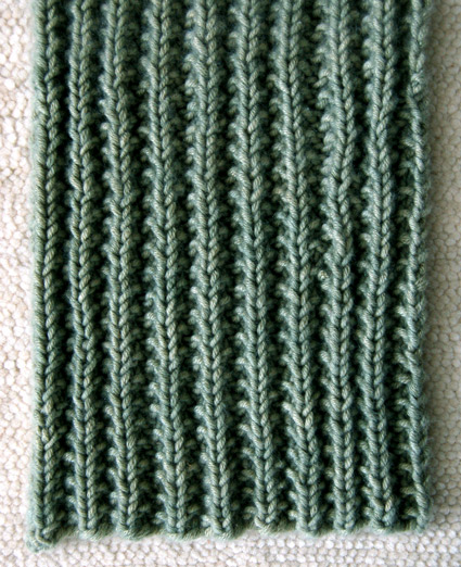 Easy Mistake Stitch Knit Scarf Easy Mistake Stitch Knit Scarf