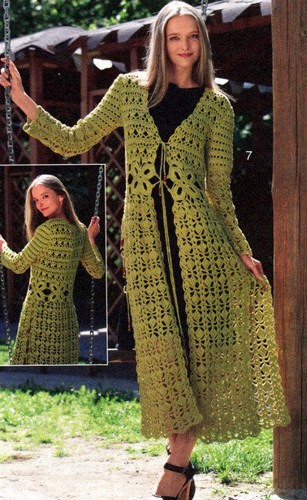 ​Green Grass Crochet Cardigan