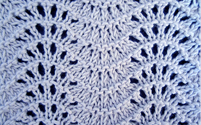 ​Feather and Fan Knit Stitch