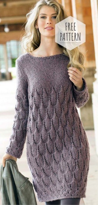 Inspiration. Knit Winter Dresses.