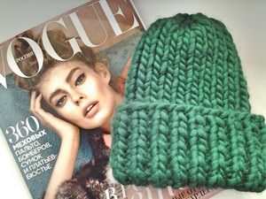 Stylish thick yarn hat