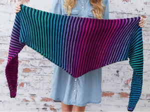 ​Bright Knitting Wrap