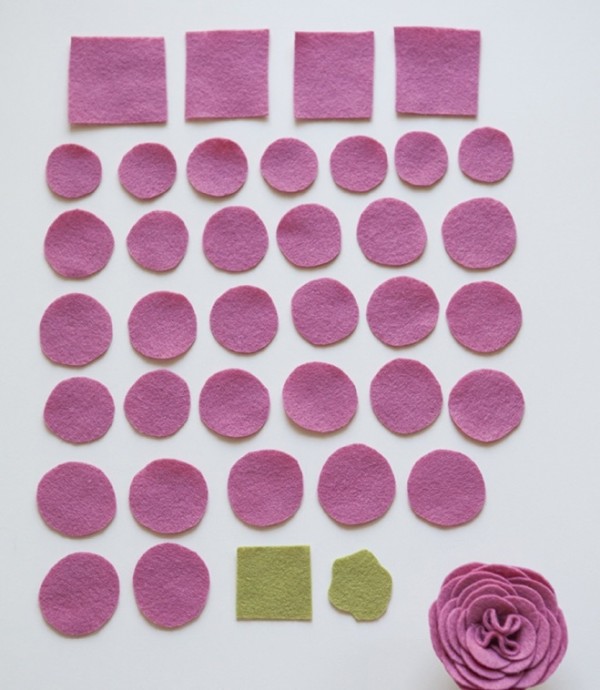 Felt Ranunculus Felt Ranunculus