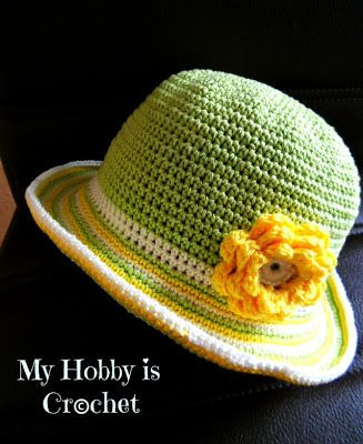 Inspiration. Crochet Panama Hats.