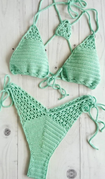 Inspiration. Crochet Swimsuit.