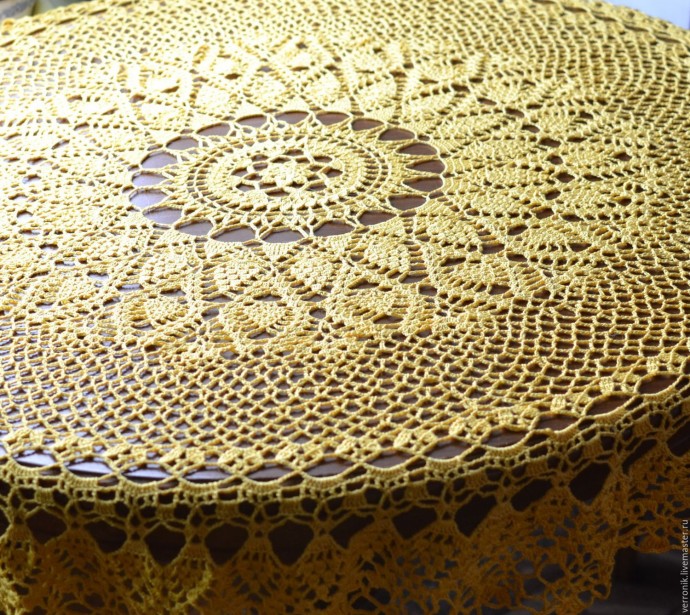 Inspiration. Crochet Table Cloths.