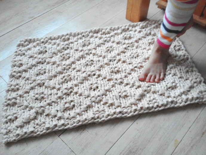 Inspiration. Knit Rugs.