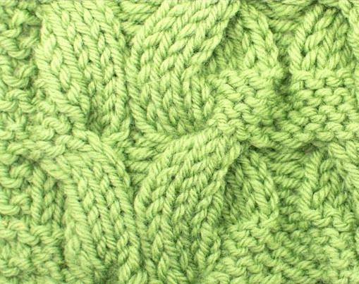 ​Knit Mutton Chop Cable Pattern