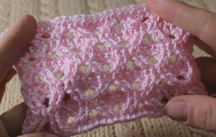 ​Relief Honeycombs Crochet Stitch
