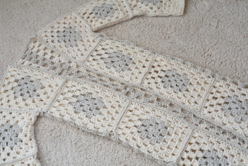 Arlo Granny Square Crocheted Cardigan Arlo Granny Square Crocheted Cardigan