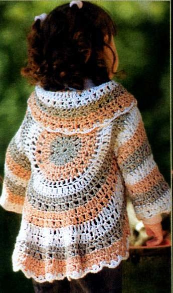 ​Crochet Baby Bolero-Jacket