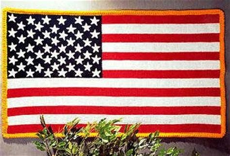 Inspiration. American Flag in Crochet Things.