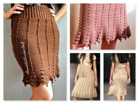 Inspiration. Crochet Women's Skirts.