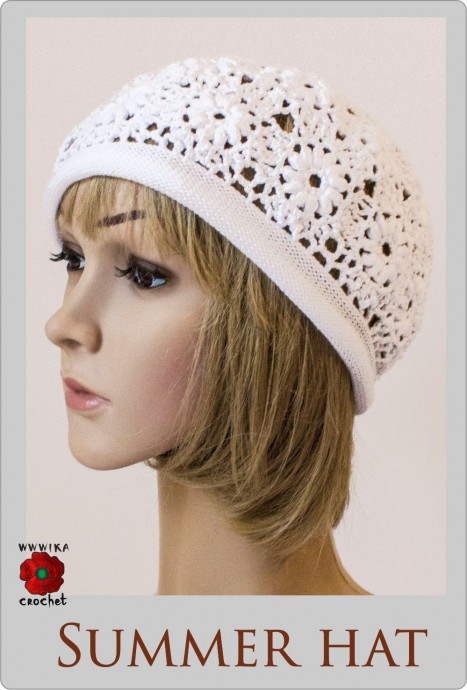 Inspiration. Summer Crochet Berets.