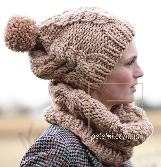 Casual Set of Hat and Cowl Casual Set of Hat and Cowl